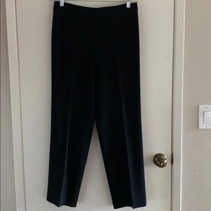 St john caviar black straight leg pants size6